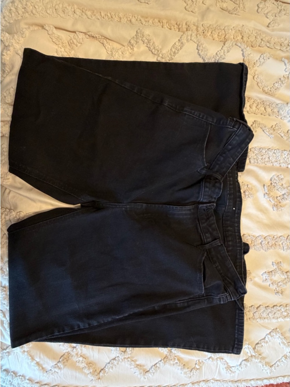 Old Navy Black Bootcut Jeans Size 14 Mid Rise Stretch Denim Classic Fit